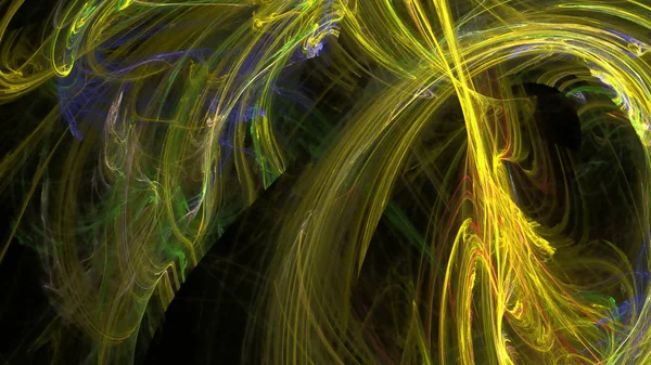 Fantezi kaotik renkli fraktal desen. Soyut Fraktal şekiller. 3D render resimde arka plan veya duvar kağıdı.