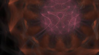 Fantezi kaotik renkli fraktal desen. Soyut Fraktal şekiller. 3D render resimde arka plan veya duvar kağıdı.