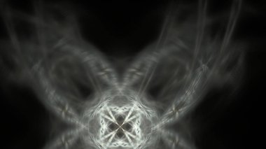 Fantezi kaotik renkli fraktal desen. Soyut Fraktal şekiller. 3D render resimde arka plan veya duvar kağıdı.