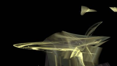 Fantezi kaotik renkli fraktal desen. Soyut Fraktal şekiller. 3D render resimde arka plan veya duvar kağıdı.