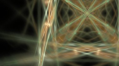 Fantezi kaotik renkli fraktal desen. Soyut Fraktal şekiller. 3D render resimde arka plan veya duvar kağıdı.