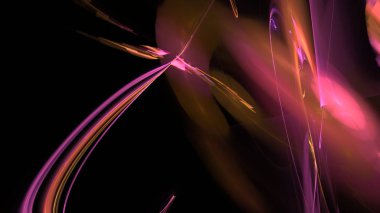 Fantezi kaotik renkli fraktal desen. Soyut Fraktal şekiller. 3D render resimde arka plan veya duvar kağıdı.