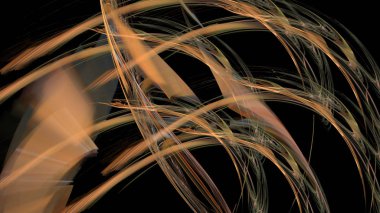 Fantezi kaotik renkli fraktal desen. Soyut Fraktal şekiller. 3D render resimde arka plan veya duvar kağıdı.