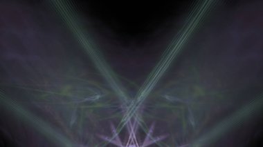 Fantezi kaotik renkli fraktal desen. Soyut Fraktal şekiller. 3D render resimde arka plan veya duvar kağıdı.