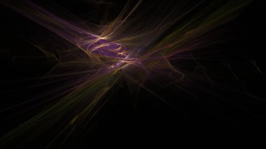 Fantezi kaotik renkli fraktal desen. Soyut Fraktal şekiller. 3D render resimde arka plan veya duvar kağıdı.