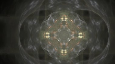 Fantezi kaotik renkli fraktal desen. Soyut Fraktal şekiller. 3D render resimde arka plan veya duvar kağıdı.