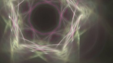 Fantezi kaotik renkli fraktal desen. Soyut Fraktal şekiller. 3D render resimde arka plan veya duvar kağıdı.