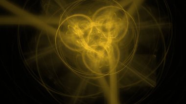 Fantezi kaotik renkli fraktal desen. Soyut Fraktal şekiller. 3D render resimde arka plan veya duvar kağıdı.