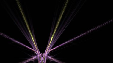 Fantezi kaotik renkli fraktal desen. Soyut Fraktal şekiller. 3D render resimde arka plan veya duvar kağıdı.