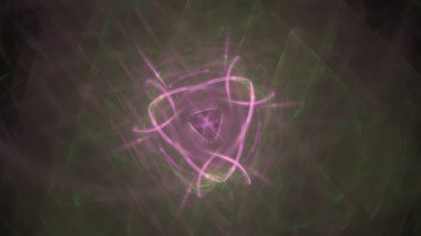 Fantezi kaotik renkli fraktal desen. Soyut Fraktal şekiller. 3D render resimde arka plan veya duvar kağıdı.