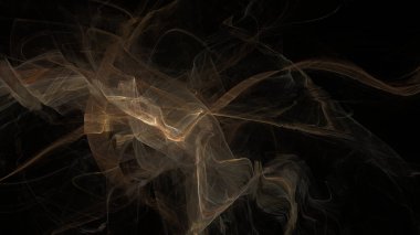 Fantezi kaotik renkli fraktal desen. Soyut Fraktal şekiller. 3D render resimde arka plan veya duvar kağıdı.