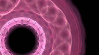 Fantezi kaotik renkli fraktal desen. Soyut Fraktal şekiller. 3D render resimde arka plan veya duvar kağıdı.