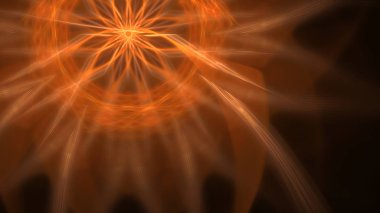 Fantezi kaotik renkli fraktal desen. Soyut Fraktal şekiller. 3D render resimde arka plan veya duvar kağıdı.