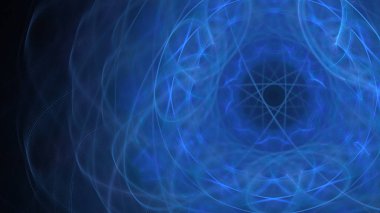 Fantezi kaotik renkli fraktal desen. Soyut Fraktal şekiller. 3D render resimde arka plan veya duvar kağıdı.