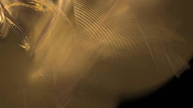 Fantezi kaotik renkli fraktal desen. Soyut Fraktal şekiller. 3D render resimde arka plan veya duvar kağıdı.