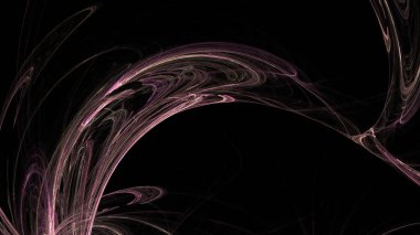 Fantezi kaotik renkli fraktal desen. Soyut Fraktal şekiller. 3D render resimde arka plan veya duvar kağıdı.