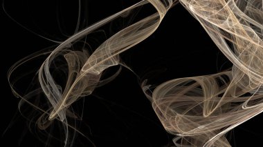 Fantezi kaotik renkli fraktal desen. Soyut Fraktal şekiller. 3D render resimde arka plan veya duvar kağıdı.