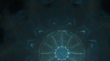 Fantezi kaotik renkli fraktal desen. Soyut Fraktal şekiller. 3D render resimde arka plan veya duvar kağıdı.