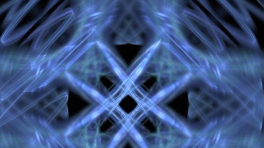 Fantezi kaotik renkli fraktal desen. Soyut Fraktal şekiller. 3D render resimde arka plan veya duvar kağıdı.