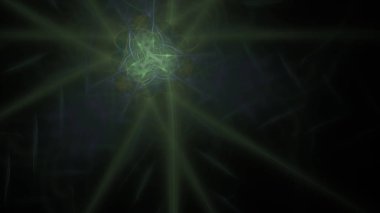 Fantezi kaotik renkli fraktal desen. Soyut Fraktal şekiller. 3D render resimde arka plan veya duvar kağıdı.