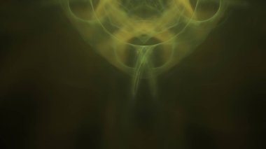 Fantezi kaotik renkli fraktal desen. Soyut Fraktal şekiller. 3D render resimde arka plan veya duvar kağıdı.