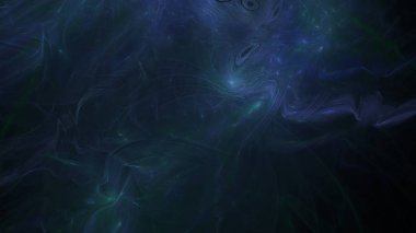 Fantezi kaotik renkli fraktal desen. Soyut Fraktal şekiller. 3D render resimde arka plan veya duvar kağıdı.