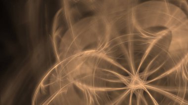 Fantezi kaotik renkli fraktal desen. Soyut Fraktal şekiller. 3D render resimde arka plan veya duvar kağıdı.