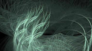 Fantezi kaotik renkli fraktal desen. Soyut Fraktal şekiller. 3D render resimde arka plan veya duvar kağıdı.