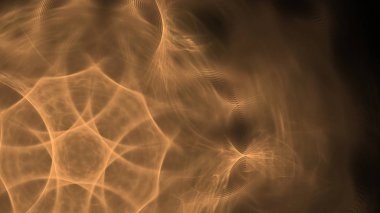 Fantezi kaotik renkli fraktal desen. Soyut Fraktal şekiller. 3D render resimde arka plan veya duvar kağıdı.