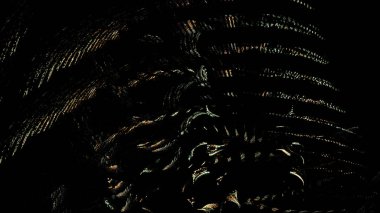 Fantezi kaotik renkli fraktal desen. Soyut Fraktal şekiller. 3D render resimde arka plan veya duvar kağıdı.