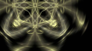 Fantezi kaotik renkli fraktal desen. Soyut Fraktal şekiller. 3D render resimde arka plan veya duvar kağıdı.