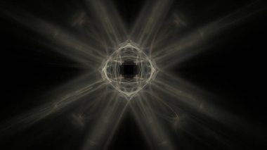 Fantezi kaotik renkli fraktal desen. Soyut Fraktal şekiller. 3D render resimde arka plan veya duvar kağıdı.