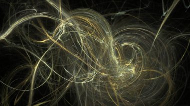 Fantezi kaotik renkli fraktal desen. Soyut Fraktal şekiller. 3D render resimde arka plan veya duvar kağıdı.