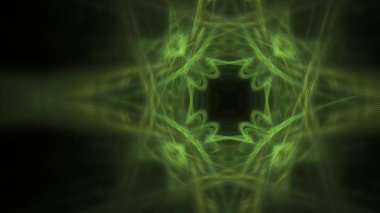 Fantezi kaotik renkli fraktal desen. Soyut Fraktal şekiller. 3D render resimde arka plan veya duvar kağıdı.