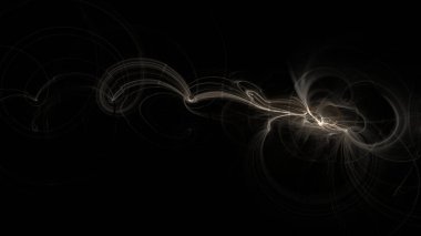 Fantezi kaotik renkli fraktal desen. Soyut Fraktal şekiller. 3D render resimde arka plan veya duvar kağıdı.