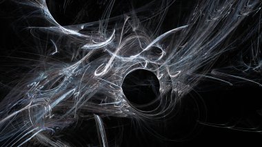 Fantezi kaotik renkli fraktal desen. Soyut Fraktal şekiller. 3D render resimde arka plan veya duvar kağıdı.