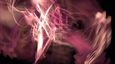 Fantezi kaotik renkli fraktal desen. Soyut Fraktal şekiller. 3D render resimde arka plan veya duvar kağıdı.