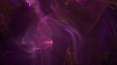 Fantezi kaotik renkli fraktal desen. Soyut Fraktal şekiller. 3D render resimde arka plan veya duvar kağıdı.