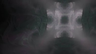 Fantezi kaotik renkli fraktal desen. Soyut Fraktal şekiller. 3D render resimde arka plan veya duvar kağıdı.