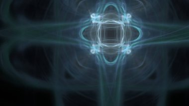 Fantezi kaotik renkli fraktal desen. Soyut Fraktal şekiller. 3D render resimde arka plan veya duvar kağıdı.