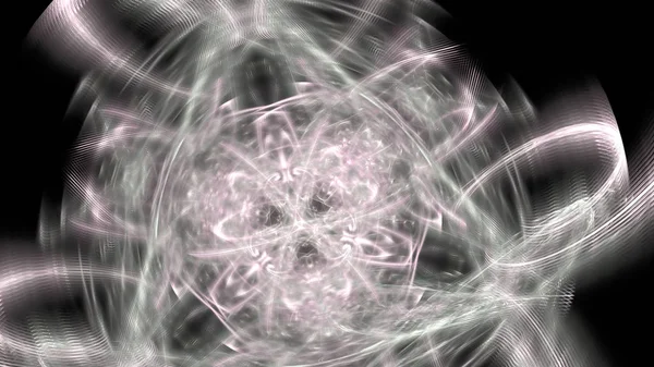 Fantezi kaotik renkli fraktal desen. Soyut Fraktal şekiller. 3D render resimde arka plan veya duvar kağıdı.