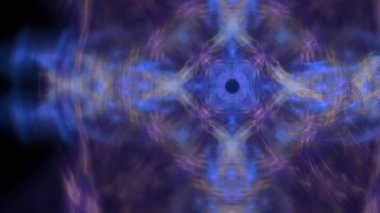 Fantezi kaotik renkli fraktal desen. Soyut Fraktal şekiller. 3D render resimde arka plan veya duvar kağıdı.