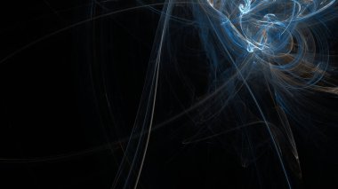 Fantezi kaotik renkli fraktal desen. Soyut Fraktal şekiller. 3D render resimde arka plan veya duvar kağıdı.