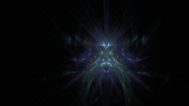 Fantezi kaotik renkli fraktal desen. Soyut Fraktal şekiller. 3D render resimde arka plan veya duvar kağıdı.