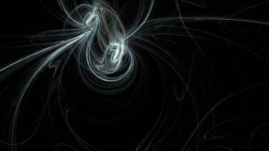 Fantezi kaotik renkli fraktal desen. Soyut Fraktal şekiller. 3D render resimde arka plan veya duvar kağıdı.