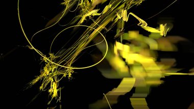 Fantezi kaotik renkli fraktal desen. Soyut Fraktal şekiller. 3D render resimde arka plan veya duvar kağıdı.