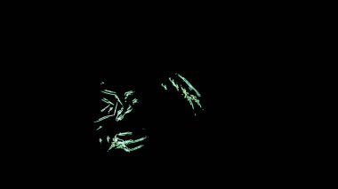 Fantezi kaotik renkli fraktal desen. Soyut Fraktal şekiller. 3D render resimde arka plan veya duvar kağıdı.