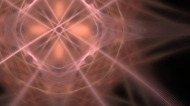 Fantezi kaotik renkli fraktal desen. Soyut Fraktal şekiller. 3D render resimde arka plan veya duvar kağıdı.