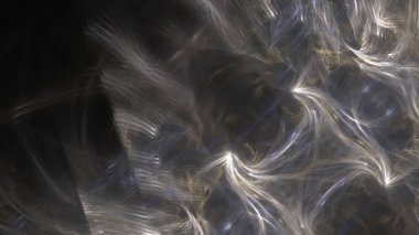 Fantezi kaotik renkli fraktal desen. Soyut Fraktal şekiller. 3D render resimde arka plan veya duvar kağıdı.