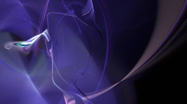 Fantezi kaotik renkli fraktal desen. Soyut Fraktal şekiller. 3D render resimde arka plan veya duvar kağıdı.